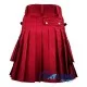 Red Cargo Pocket Sport Utility Kilt - Deluxe Utility Kilt Red Cargo Pocket Sport Utility Kilt - Deluxe Utility Kilt