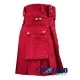 Red Cargo Pocket Sport Utility Kilt - Deluxe Utility Kilt Red Cargo Pocket Sport Utility Kilt - Deluxe Utility Kilt