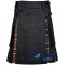 Hybrid Utility Kilts - Black Denim Inner Camel Thomson Kilt