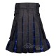 Hybrid Utility Kilts - Black Denim & American Patriot Tartan Kilt Hybrid Utility Kilts - Black Denim & American Patriot Tartan Kilt