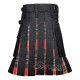 Hybrid Utility Kilts - Black Denim & MacGregor Tartan Kilt Hybrid Utility Kilts - Black Denim & MacGregor Tartan Kilt