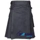 Active Men Royal Blue Denim Utility Kilt Active Men Royal Blue Denim Utility Kilt