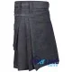 Active Men Royal Blue Denim Utility Kilt Active Men Royal Blue Denim Utility Kilt