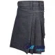 Active Men Royal Blue Denim Utility Kilt Active Men Royal Blue Denim Utility Kilt