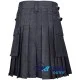 Active Men Royal Blue Denim Utility Kilt Active Men Royal Blue Denim Utility Kilt