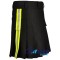 Active Men Black Cotton Tactical Kilt with Side High Visible Reflector Tape