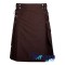 Brown Cargo Pocket Sport Utility Kilt - Deluxe Utility Kilt
