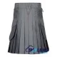 Grey Cargo Pocket Sport Utility Kilt - Deluxe Utility Kilt Grey Cargo Pocket Sport Utility Kilt - Deluxe Utility Kilt