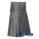 Grey Cargo Pocket Sport Utility Kilt - Deluxe Utility Kilt Grey Cargo Pocket Sport Utility Kilt - Deluxe Utility Kilt