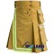 Active Men Tactical Khaki Cotton Kilt with High Visible Reflector