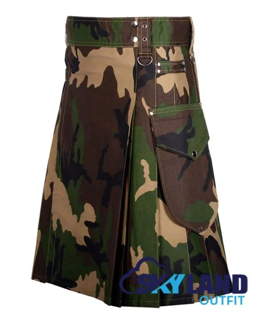 Urban Camo Deluxe Utility Kilt - Cargo Pocket Sport Utility Kilt Urban Camo Deluxe Utility Kilt - Cargo Pocket Sport Utility Kilt