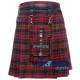 Scottish Macdonald tartan modern utility kilt detachable pocket