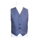 Blue Tweed Argyle Jacket and Vest | Scottish Cool Formal Set