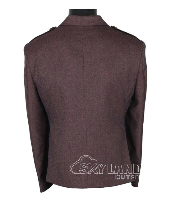 Brown Argyle Jacket & Vest | Scottish Formal Set | Highland Wedding Attire