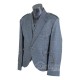 Charcoal Tweed Argyle Jacket – Traditional Scottish Highland Kilt Jacket for Men