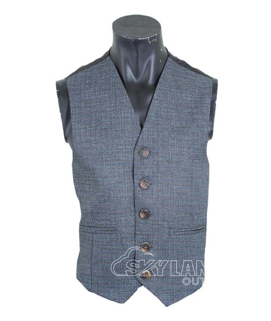 Charcoal Tweed Argyle Jacket – Traditional Scottish Highland Kilt Jacket for Men