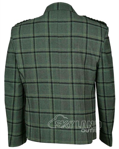 Green Tweed Argyle Jacket | Highland Kilt Coat