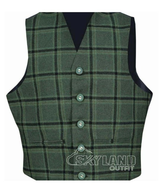 Green Tweed Argyle Jacket | Highland Kilt Coat Green Tweed Argyle Jacket | Highland Kilt Coat