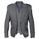 Grey Tweed Argyle Jacket and Vest | Scottish Versatile Formal Set