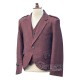 Maroon Tweed Argyle Jacket and Vest | Scottish Wine Formal Set Maroon Tweed Argyle Jacket and Vest | Scottish Wine Formal Set