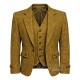 Mustard Yellow Tweed Argyle Jacket and Vest | Bold Scottish Set Mustard Yellow Tweed Argyle Jacket and Vest | Bold Scottish Set