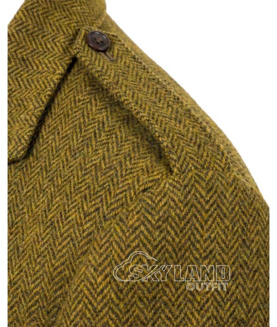 Mustard Yellow Tweed Argyle Jacket and Vest | Bold Scottish Set Mustard Yellow Tweed Argyle Jacket and Vest | Bold Scottish Set