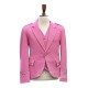 Pink Tweed Argyle Jacket and Vest | Bold Scottish Formal Set