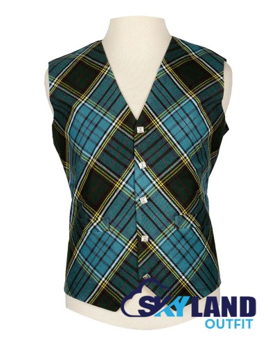 Scottish Anderson Vest / Irish Bespoke Tartan Waistcoats - 4 Plaids Scottish Anderson Vest / Irish Bespoke Tartan Waistcoats - 4 Plaids