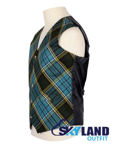 Scottish Anderson Vest / Irish Bespoke Tartan Waistcoats - 4 Plaids Scottish Anderson Vest / Irish Bespoke Tartan Waistcoats - 4 Plaids