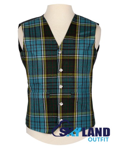 Scottish Anderson Vest / Irish Formal Tartan Waistcoats - 4 Plaids Scottish Anderson Vest / Irish Formal Tartan Waistcoats - 4 Plaids