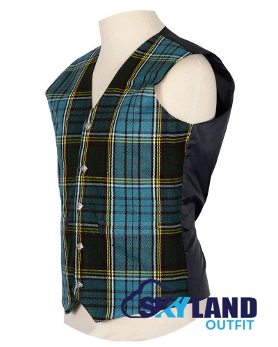 Scottish Anderson Vest / Irish Formal Tartan Waistcoats - 4 Plaids Scottish Anderson Vest / Irish Formal Tartan Waistcoats - 4 Plaids