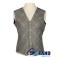 Scottish Black Watch Weathered Tartan Vest / Irish Bespoke Tartan Waistcoats - 4 Plaids