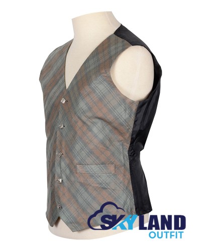 Scottish Black Watch Weathered Tartan Vest / Irish Bespoke Tartan Waistcoats - 4 Plaids Scottish Black Watch Weathered Tartan Vest / Irish Bespoke Tartan Waistcoats - 4 Plaids