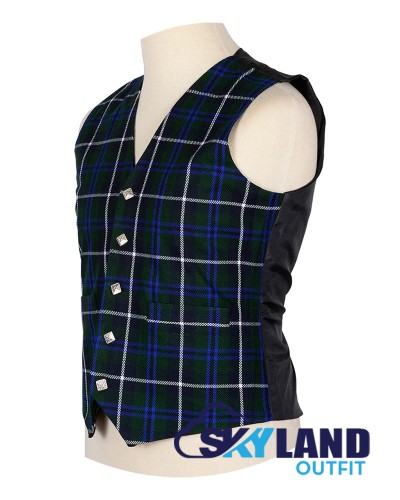 Scottish Blue Douglas Vest / Irish Formal Tartan Waistcoats - 4 Plaids Scottish Blue Douglas Vest / Irish Formal Tartan Waistcoats - 4 Plaids