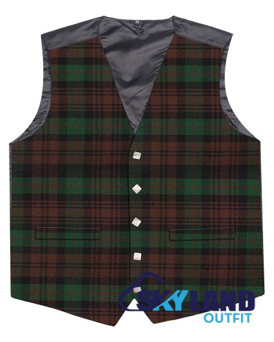 Scottish Brown Watch Vest / Irish Formal Tartan Waistcoats - 4 Plaids Scottish Brown Watch Vest / Irish Formal Tartan Waistcoats - 4 Plaids