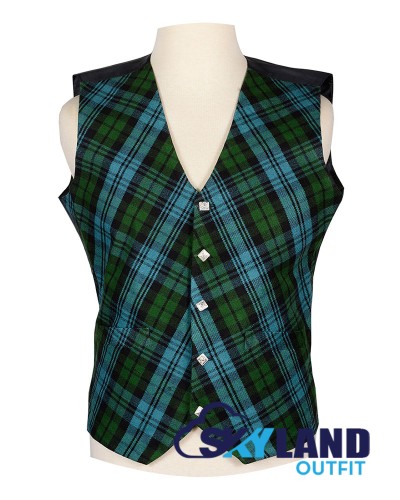 Scottish Campbell Ancient Vest / Irish Bespoke Tartan Waistcoats - 4 Plaids Scottish Campbell Ancient Vest / Irish Bespoke Tartan Waistcoats - 4 Plaids