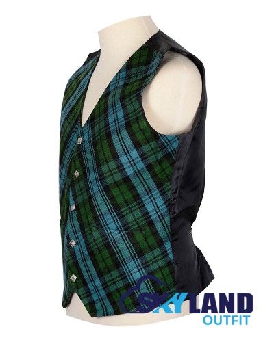Scottish Campbell Ancient Vest / Irish Bespoke Tartan Waistcoats - 4 Plaids Scottish Campbell Ancient Vest / Irish Bespoke Tartan Waistcoats - 4 Plaids