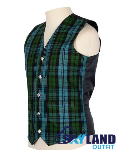 Scottish Campbell Ancient Vest / Irish Formal Tartan Waistcoats - 4 Plaids Scottish Campbell Ancient Vest / Irish Formal Tartan Waistcoats - 4 Plaids