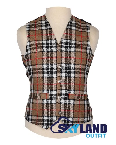 Scottish Campbell Thompson Vest / Irish Formal Tartan Waistcoats - 4 Plaids Scottish Campbell Thompson Vest / Irish Formal Tartan Waistcoats - 4 Plaids