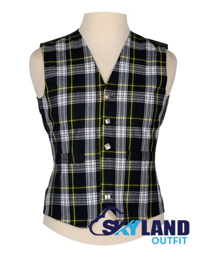 Scottish Dress Gordon Vest / Irish Formal Tartan Waistcoats - 4 Plaids