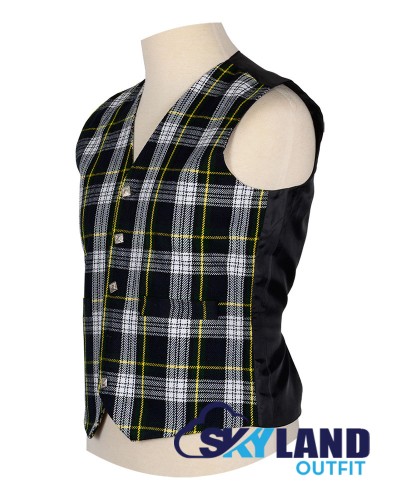 Scottish Dress Gordon Vest / Irish Formal Tartan Waistcoats - 4 Plaids Scottish Dress Gordon Vest / Irish Formal Tartan Waistcoats - 4 Plaids