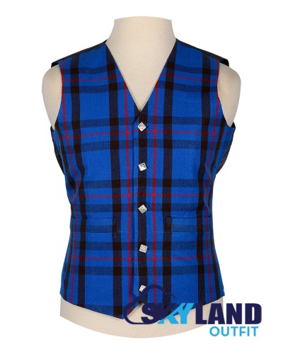 Scottish Elliot Modern Vest / Irish Formal Tartan Waistcoats - 4 Plaids