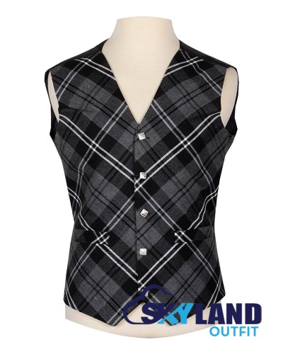 Scottish Granite Vest / Irish Bespoke Tartan Waistcoats - 4 Plaids