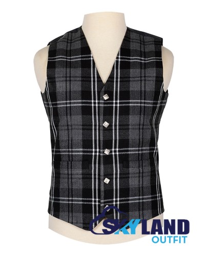 Scottish Granite Vest / Irish Formal Tartan Waistcoats - 4 Plaids