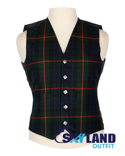 Scottish Gunn Tartan Vest / Irish Formal Tartan Waistcoats - 4 Plaids