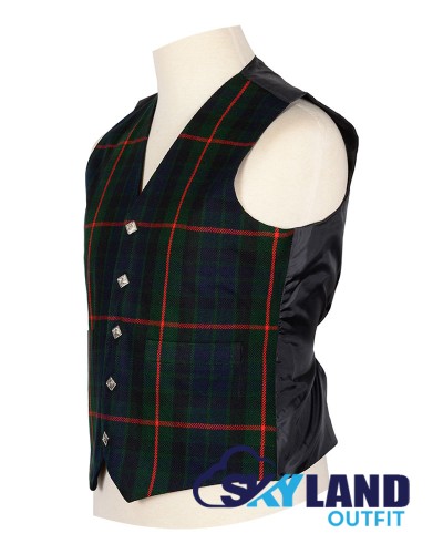 Scottish Gunn Tartan Vest / Irish Formal Tartan Waistcoats - 4 Plaids Scottish Gunn Tartan Vest / Irish Formal Tartan Waistcoats - 4 Plaids