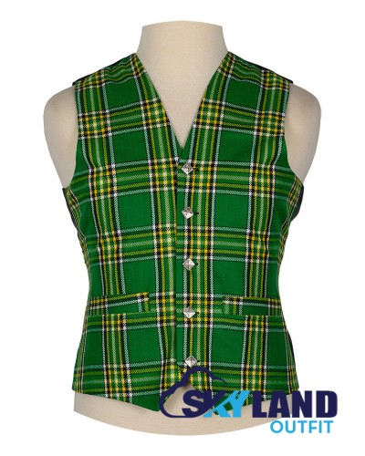 Scottish Irish National Vest / Irish Formal Tartan Waistcoats - 4 Plaids Scottish Irish National Vest / Irish Formal Tartan Waistcoats - 4 Plaids