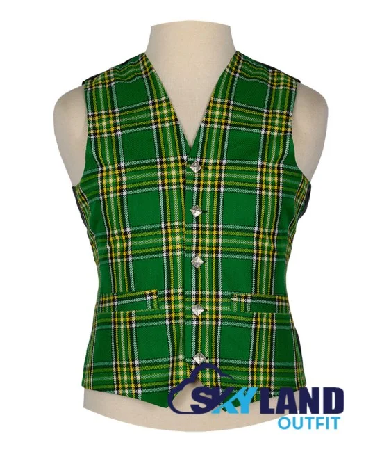 Scottish Irish National Vest / Irish Formal Tartan Waistcoats - 4 Plaids Scottish Irish National Vest / Irish Formal Tartan Waistcoats - 4 Plaids