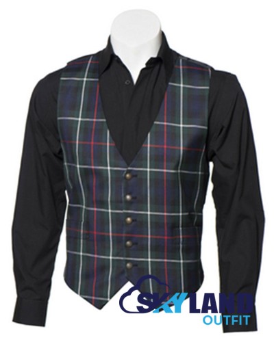 Scottish McKenzie Vest / Irish Formal Tartan Waistcoats - 4 Plaids