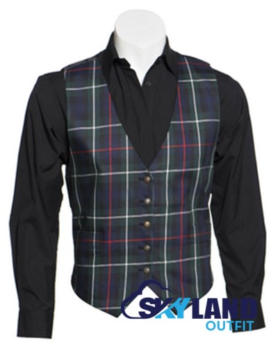 Scottish McKenzie Vest / Irish Formal Tartan Waistcoats - 4 Plaids
